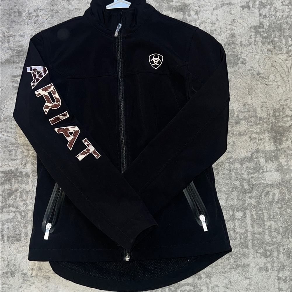 Ariat Black Softshell Jacket with Logo
